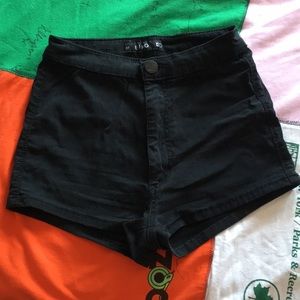 High waisted shorts